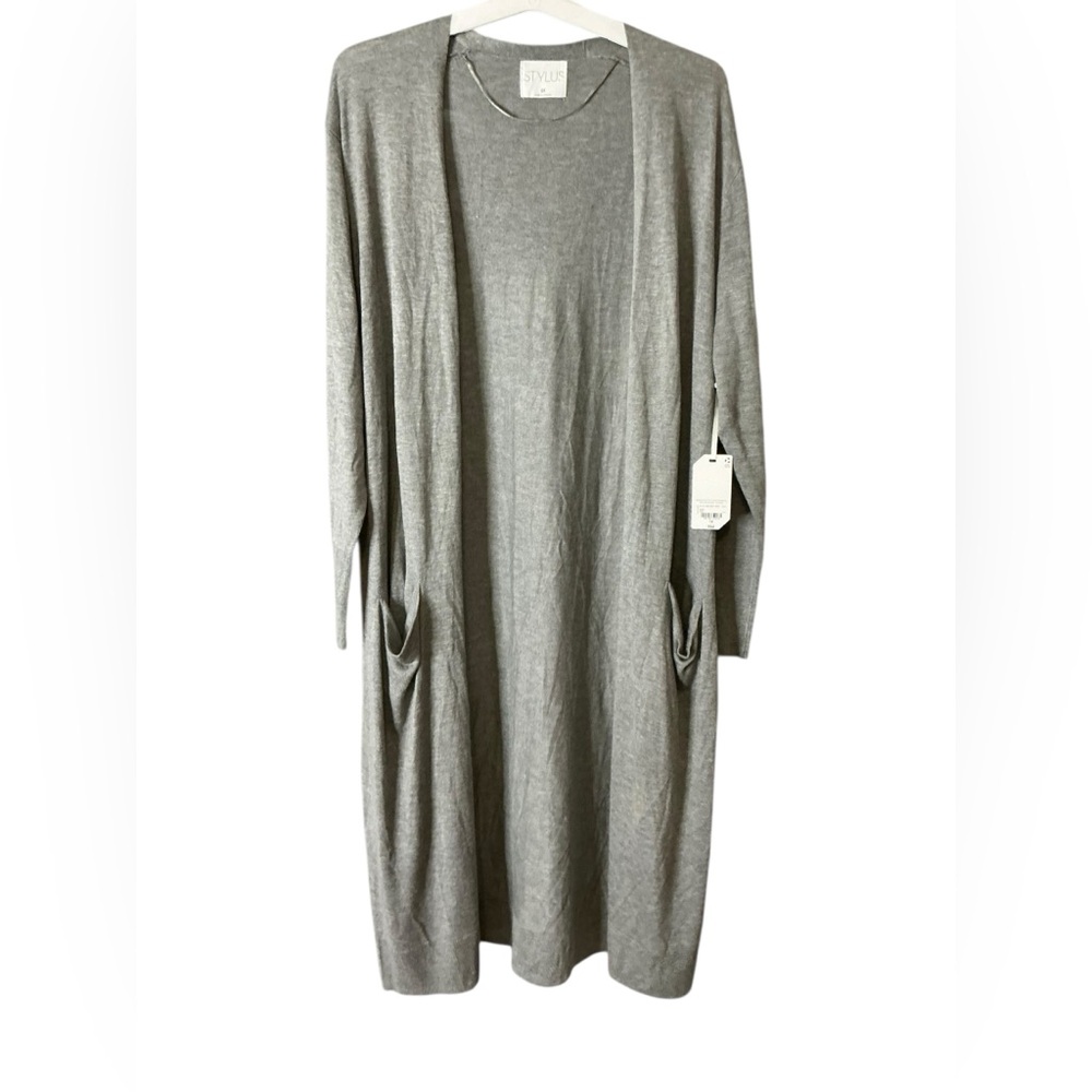 STYLUS Gray Women's Cardigan